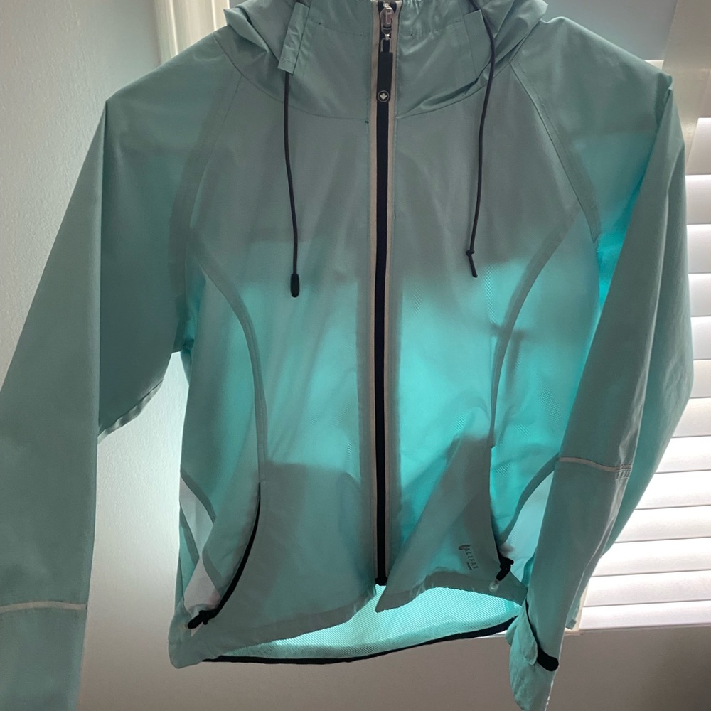 Light Blue Rain Jacket